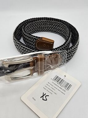 USG Women's Belt - Breezy Black/white Stretch Belt